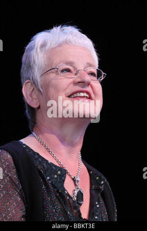 Author Jacqueline Wilson writer of books for children and young adults at the Hay Festival May 2009 Stock Photo