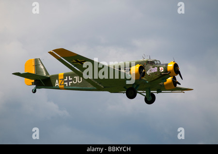 Ferte Alais Junkers Ju 52 aircraft flying Stock Photo