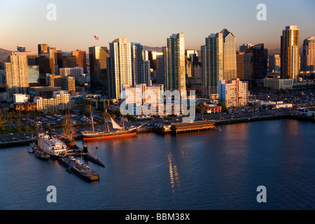 Star of India and other vessels at the Maritime Museum of San Diego Downtown San Diego California Stock Photo