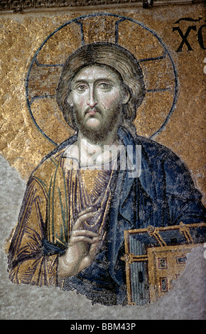 12th Century Deisis Christ Aya Sofya İstanbul Turkey 670924 021 Stock Photo