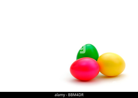 Coloured Easter eggs, Easter Stock Photo