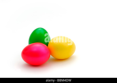 Coloured Easter eggs, Easter Stock Photo