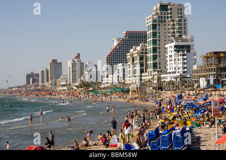 tel aviv seashore Stock Photo