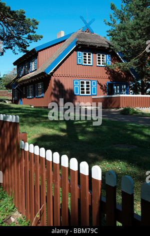 House of Thomas Mann in Nida, Kuroeiu Nerija National Park on the Curonian Spit in Lithuania Stock Photo