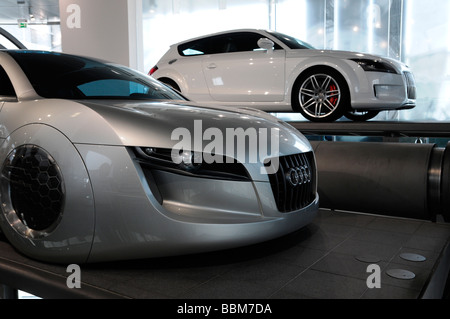 Audi studies, prototypes, museum mobile, Audi World, Audi, Ingolstadt, Bavaria, Germany, Europe Stock Photo