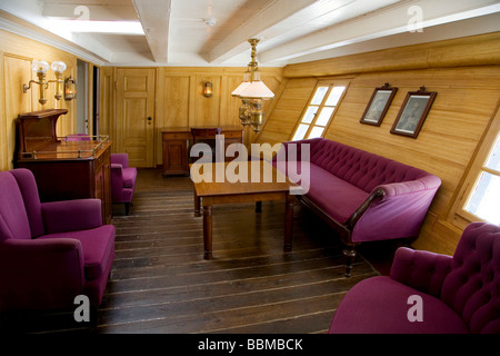 The Royal suite on Fregatten Jylland Stock Photo