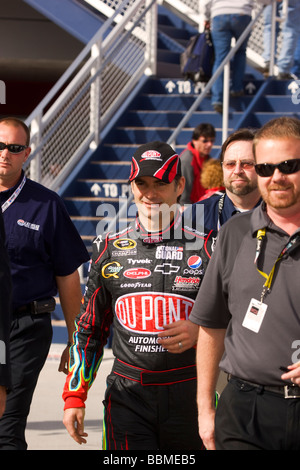 Jeff Gordon at qualifying for the Shelby 427 2009 NASCAR race at the Las Vegas Motor Speedway Las Vegas Nevada Stock Photo