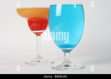 Beverages is a drink or a liquid specifically prepared for human consumption. Stock Photo