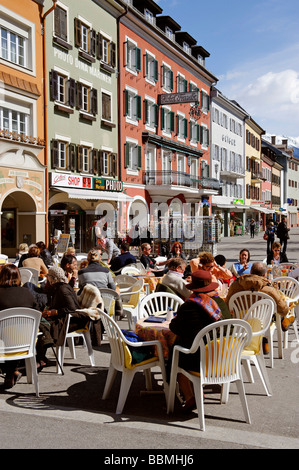 Hauptplatz main square, Lienz, East Tyrol, Austria, Europe Stock Photo