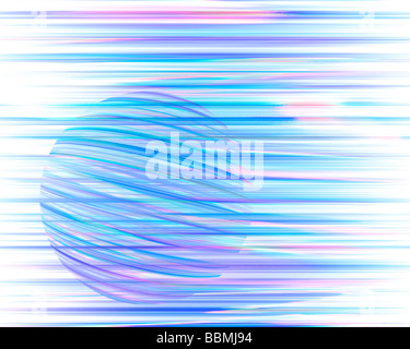 Sphere with abstract pattern Stock Photo
