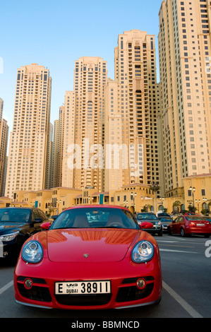 Jumeirah Beach Residence new luxurious development in Dubai Stock Photo