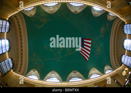 The ceiling in Grand Central Terminal depicting star constellations in New York on Friday May 22 2009 Frances M Roberts Stock Photo