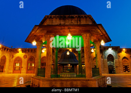 Umayyad mosque in the old town of Aleppo, Syria, Asia Stock Photo