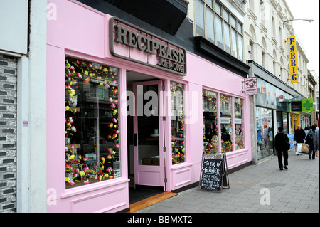 Recipease the new Jamie Oliver shop that has opened in Western Road Brighton UK Stock Photo