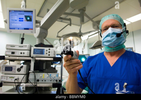 Surgeon in an operating room, Berlin, Germany Stock Photo