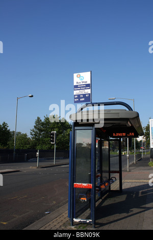 Simply Bus Stop Stock Photo