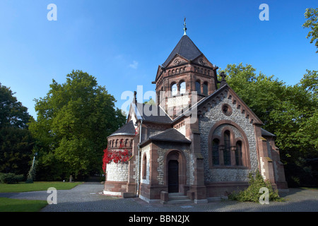 Chapel, municipal cemetery, Goettingen, Lower Saxony, Germany, Europe Stock Photo