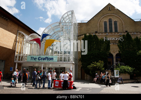 the grafton centre entrance on fitzroy street built in the1980's cambridge uk Stock Photo