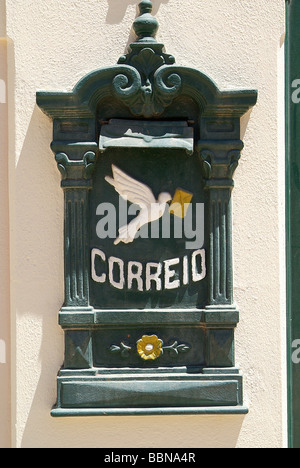 A mailbox on Paqueta, Rio de Janeiro, Brazil Stock Photo