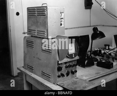 broadcast, television, technics, makeshift control receiver, Nordwestdeutscher Rundfunk (Northwest German Broadcasting, NWDR), circa 1952, Stock Photo