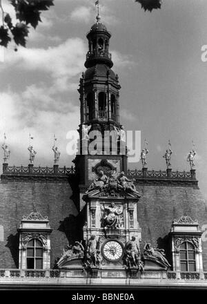 events, Second World War / WWII, France, German occupation, Paris, tower of the city hall, May 1942, Stock Photo