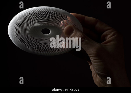 A designer sculpture created by the photographer. Sculpture design créée par le photographe. Stock Photo