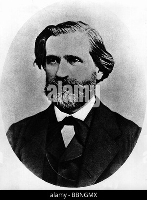 Verdi, Giuseppe, 10.10.1813 - 27.1.1901, Italian composer, portrait,