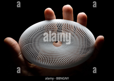 A designer sculpture created by the photographer. Sculpture design créée par le photographe. Stock Photo