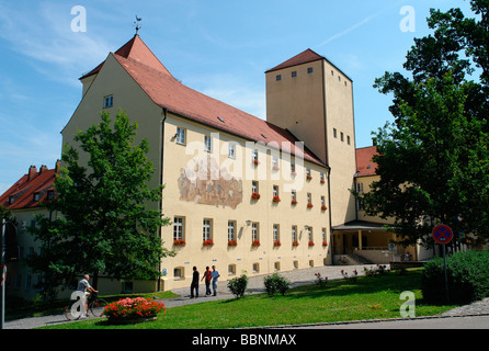 geography / travel, Germany, Bavaria, Freising, Weihenstephan: World's oldest bewery (1146 AD), exterior view, Additional-Rights-Clearance-Info-Not-Available Stock Photo