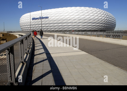 geography / travel, Germany, Bavaria, Munich, Allianz Arena, exterior view, Additional-Rights-Clearance-Info-Not-Available Stock Photo