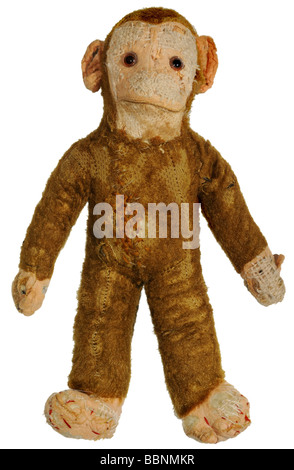 toys, soft-toy, monkey, Germany, circa 1959, Stock Photo