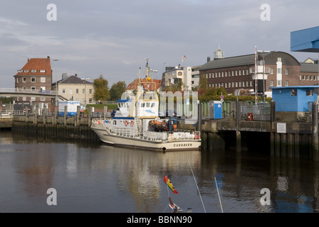 geography / travel, Germany, Lower Saxony, Cuxhaven, harbour, , Additional-Rights-Clearance-Info-Not-Available Stock Photo