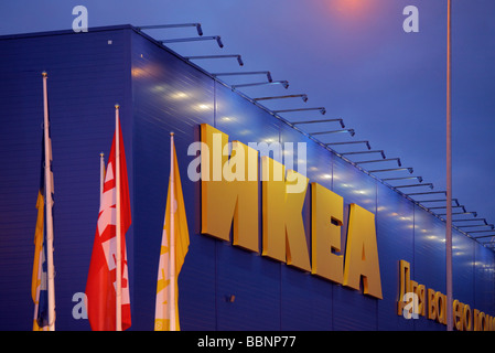 MEGA IKEA shopping center St Petersburg Russia, Parnas Stock Photo