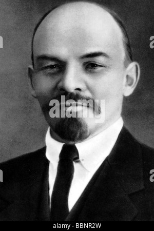 Lenin (Vladimir Ilyich Ulyanov), 22.4.1870 - 21.1.1924, Russian politician, portrait, Zurich, 1916, Stock Photo