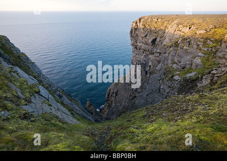 On the end of the earth Barents Sea coast North Cape Norway Stock Photo