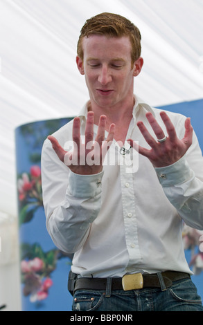Ben Crystal author writer actor and Shakespearean scholar pictured at Hay Festival 2009 Stock Photo