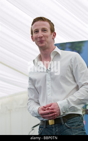 Ben Crystal author writer actor and Shakespearean scholar pictured at Hay Festival 2009 Stock Photo