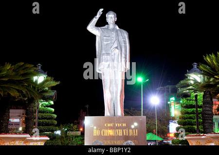 Ho Chi Minh monument, Can Tho, Mekong Delta, Vietnam, Southeast Asia Stock Photo