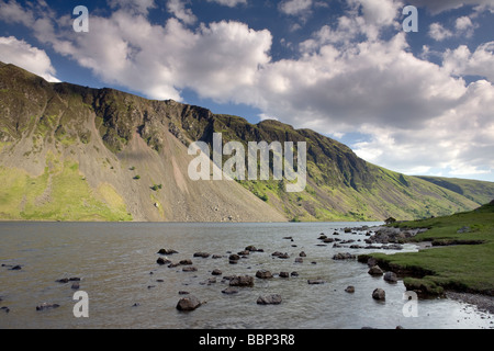 The screes at Wastwater in the southern Lake District Stock Photo