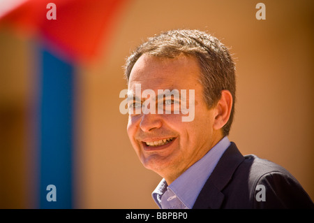 The Spanish President José Luis Rodríguez Zapatero Stock Photo