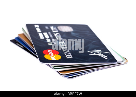 Credit cards close up Stock Photo