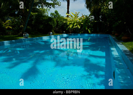 Swimming pool at Ernest Hemingway home museum 'Key West Florida' Stock Photo