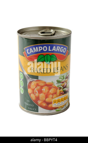 a can of  Baked beans food. Stock Photo