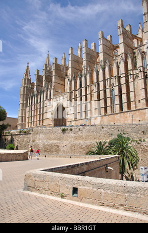 Palma Cathedral, Palma de Mallorca, Palma Municipality, Mallorca, Balearic Islands, Spain Stock Photo