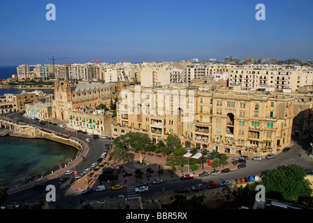 MALTA. Balluta Bay in St Julian's. 2009. Stock Photo