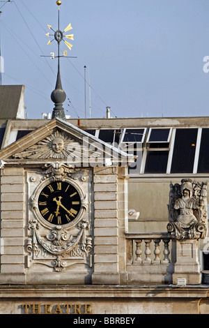 FACADE OF THE THEATER ON THE MAIN SQUARE GRANDE PLACE CENTRALE, LILLE, NORD (59), FRANCE Stock Photo