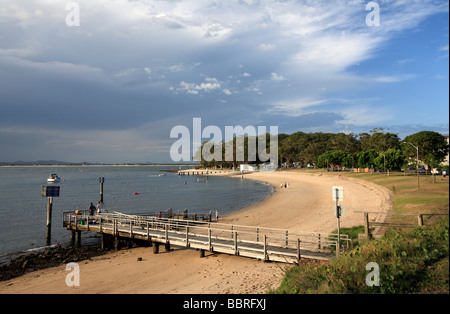 Little Beach, Nelson Bay, Port Stephens, Australia Stock Photo