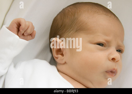 newborn 3 weeks old baby Stock Photo