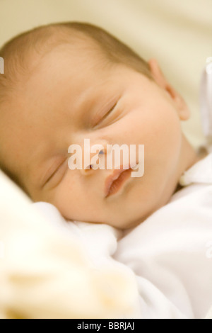 newborn 3 weeks old baby Stock Photo