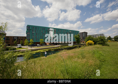 “Queen Mary College” “University of London” “Mile End Campus” “Student Village” QMC 'Mile End Park' 'Regent's Canal' 'Mile End' Stock Photo